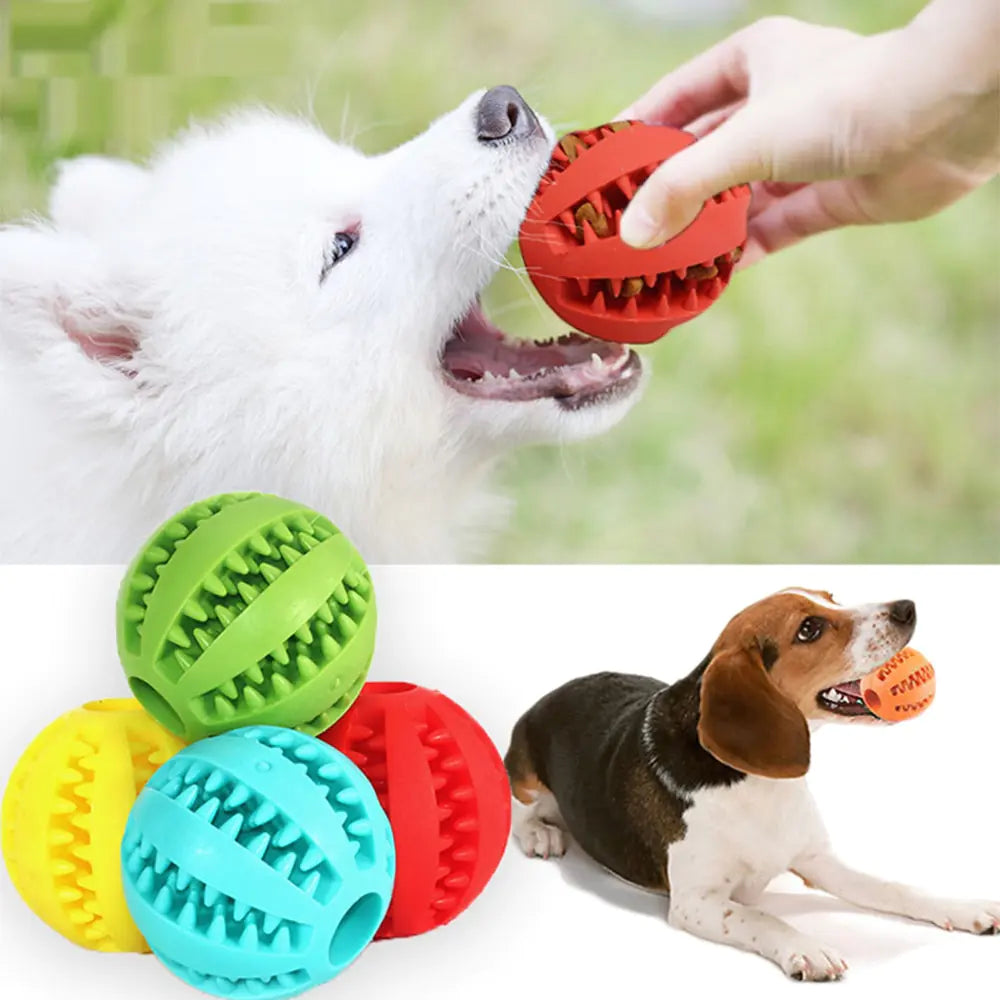 Interactive Pet Rubber Ball